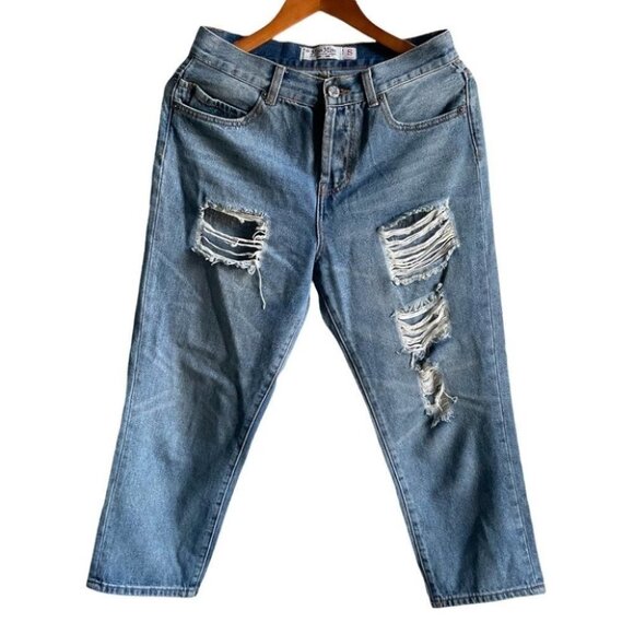 Miss Miss by Valentina Distressed  Jeans Made In Italy - Picture 1 of 7